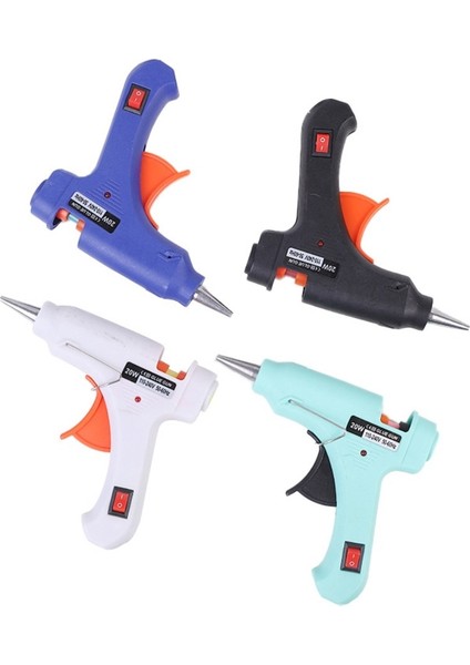 Mavi 20W Sıcak Tutkal Tabancası Mini Endüstriyel Tabancalar ile 7mm Tutkal Çubukları Isı Sıcaklığı Termo Elektrikli Tamir Aracı Dıy El Sanatları Sanat Için (Yurt Dışından) modelleri