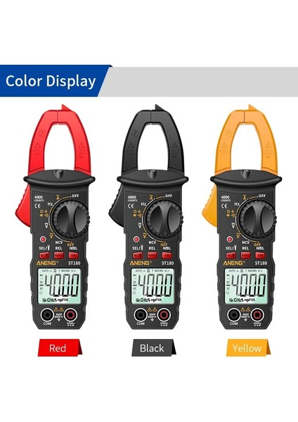 Siyah Aneng ST181 Dijital Pens Metre Dc/ac Akım 4000 Sayım Multimetre Ampermetre Gerilim Test Cihazı Araba Amp Hz Kapasite Ncv Ohm Testi (Yurt Dışından) fırsatları