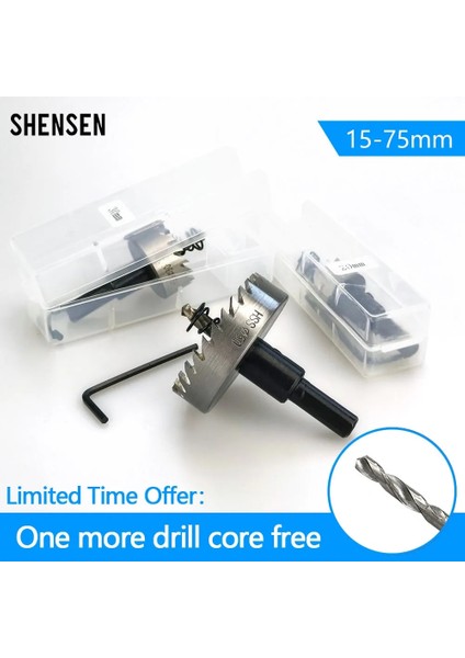 24MM 1 Adet 15-75MM Hss Delik Testere Yüksek Hız Çelik Matkap Ucu Sondaj Taç Metal Alaşımlı Paslanmaz Çelik Ahşap Kesme Aleti (Yurt Dışından)