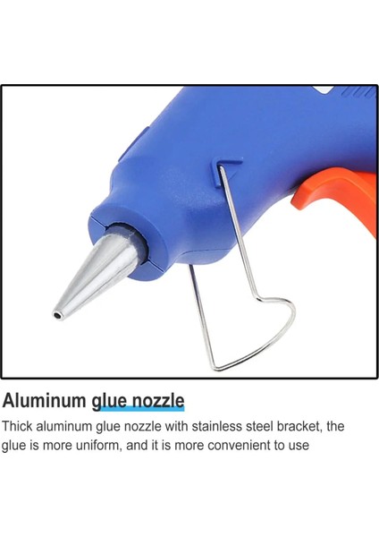 Mavi Ab Sıcak Eriyik Tutkal Tabancası 7mm Tutkal Çubukları 20 W Endüstriyel Mini Silahlar Termo Elektrikli Isı Sıcaklığı Onarım Aracı Dıy (Yurt Dışından) indirimleri