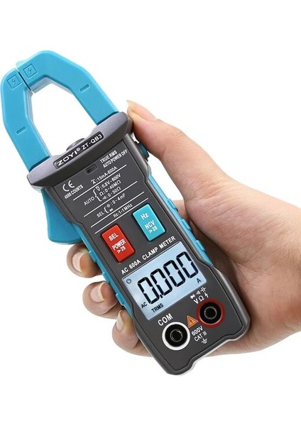 Zt-Qb3 Zoyı Dijital Amper Pens Metre Multimetre Akım Kelepçesi Kerpeten Voltmetre Ampermetre Ac 600A Ac/dc Gerilim Ohm Akım Test Cihazı (Yurt Dışından)