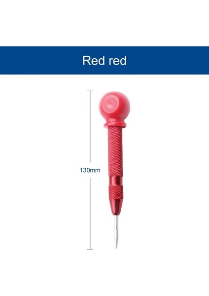 Kırmızı Kırmızı Otomatik Merkezi Punch Yaylı Bulucu Ağaç Işleme Metal Matkap Ayarlanabilir Kerner Merkezi Pin Basın Dent Marker El Aletleri (Yurt Dışından)