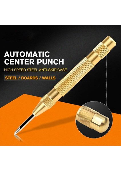Kırmızı Kırmızı Otomatik Merkezi Punch Yaylı Bulucu Ağaç Işleme Metal Matkap Ayarlanabilir Kerner Merkezi Pin Basın Dent Marker El Aletleri (Yurt Dışından) fırsatları