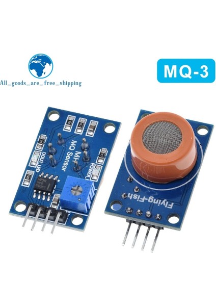 Mq-3 Mq-2 Mq-3 Mq-4 Mq-5 Mq-6 Mq-7 Mq-8 Mq-9 MQ-135 Algılama Duman Metan Sıvılaştırılmış Gaz Sensörü Modülü Arduino Için Başlangıç Dıy Kiti (Yurt Dışından)