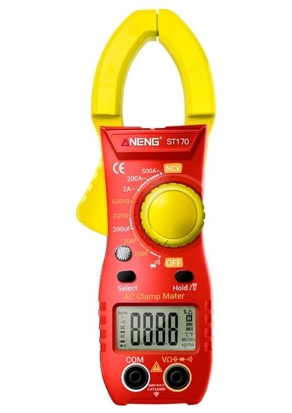 Turuncu ST170 Dijital Pens Metre Dc/ac Akım Multimetre Ampermetre Gerilim Test Cihazı Diyot Akım Kapasitesi Ncv Ohm Test Aracı Dropship (Yurt Dışından)