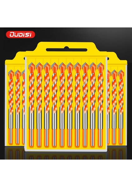4mm 10 Adet Dişli Üçgen Tungsten Çelik Duvar Tuğla Beton Matkap Ucu Ev Mermer Derebeyi Matkap El Elektrikli Matkap Ucu (Yurt Dışından)