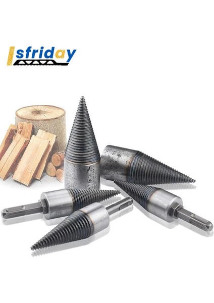 50MM Kare 32/42/50MM Yakacak Odun Doğrama Ahşap Matkap Ucu Yarma Konisi Kütük Ayırıcı Yakacak Odun Kıyıcı Ahşap Bölünmüş Koni Matkap Ucu Ağaç Işleme Aleti (Yurt Dışından) fiyatları
