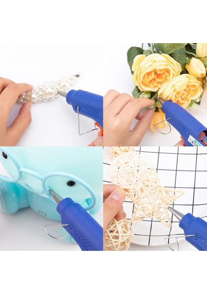 Set 100W, Abd 11MM 60W/80W/100W Silikon Tabancası Sıcak Tutkal Araç Kutuları Kiti Profesyonel Deco Tabanca Mermi ile Metal Ev Aletleri Workpro (Yurt Dışından) modelleri