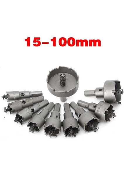 53MM 1 Adet Tct Karbür Ucu Çekirdek Matkap Ucu Delik Testere Metal Işleme Kesici Paslanmaz Çelik Alaşımlı Metal Delme 15-100MM Matkap Ucu (Yurt Dışından)