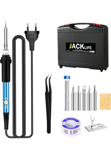 60W 11 Parçalı Set Ab Sıcaklık Elektrikli Havya Kiti 110V 220V 80W Havya Kiti XL830L Multimetre Kaynak Aracı Kiti (Yurt Dışından)