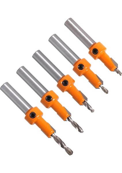 2.8MMX8MM 8mm Shank Hss Ağaç Işleme Havşa Yönlendirici Bit Seti Vida Extractor Remon Yıkım Ahşap Freze Kesici (Yurt Dışından)