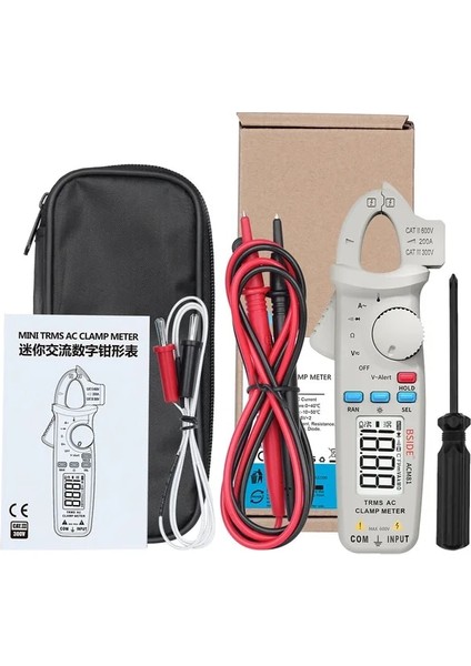 ACM81-GRAY Bsıde ACM81 Dijital Multimetre Mini Akım Pens Metre True Rms Otomatik Aralık Ac Akım Gerilim Test Cihazı Dijital Multimetre V-Alert (Yurt Dışından)