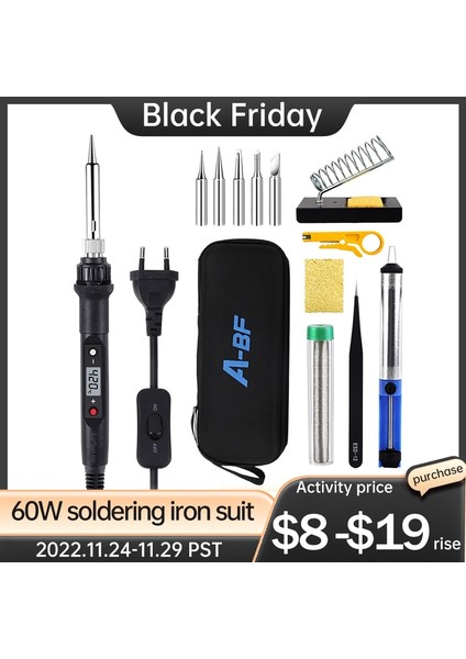 Mor (Set2) Ab A-Bf 220 V/110 V Havya Kiti Dijital Ekran Elektrikli Kaynak Demir Aracı Tamir Ayarlanabilir Sıcaklık Havya Ipuçları Onarım (Yurt Dışından) fiyatları