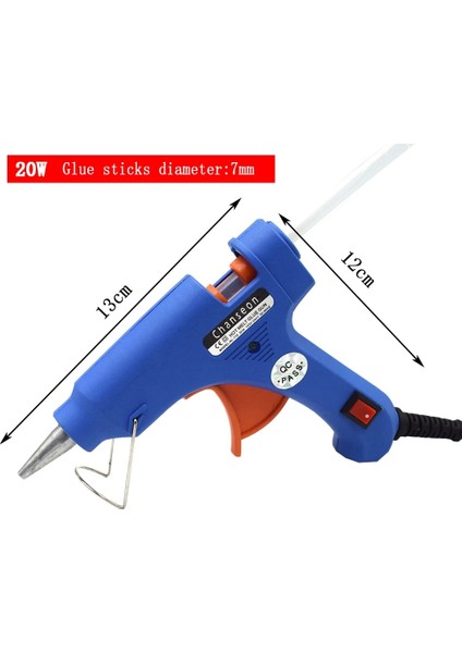 3 Adet Tutkal Çubukları Ab Chanseon 20W 40W 60-100W Ab Sıcak Tutkal Tabancası Dıy Termo Elektrikli Silikon Yapıştırıcı Tabancası Isı Sıcaklığı Aracı Çubuk Tutkal (Yurt Dışından)