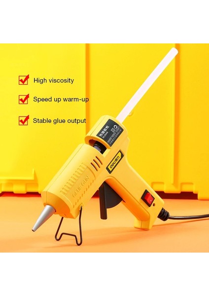 60W Delı 80W Sıcak Tutkal Tabancası Seti Tutkal Sopa ile Endüstriyel Mini 20W Tutkal Tabancaları Termo Elektrikli Isı Sıcaklığı Onarım Aracı (Yurt Dışından)