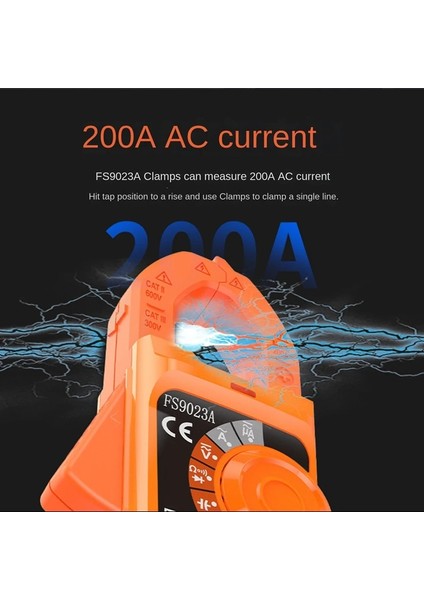Stil 3 Huajıyaı Şapka Ac/dc Akım Pens Metre Profesyonel Dijital Ölçüm Pensesi Ampermetre Ölçüm Pensesi True Rms Multimetre Sayımları (Yurt Dışından) fırsatları