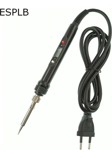 Abd Esplb Profesyonel 80W Havya Elektrikli Mini Ayarlanabilir Sıcaklık LCD Ekran 220V Kaynak Havya Istasyonu (Yurt Dışından)