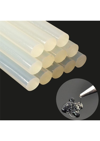 270MMX11MM 20 Adet 11MM Sıcak Tutkal Sopa Isı Tutkal Tabancası Yüksek Viskoziteli Şeffaf Yapıştırıcı Tutkal Çubukları Onarım Aracı Kiti Dıy El Aleti (Yurt Dışından)