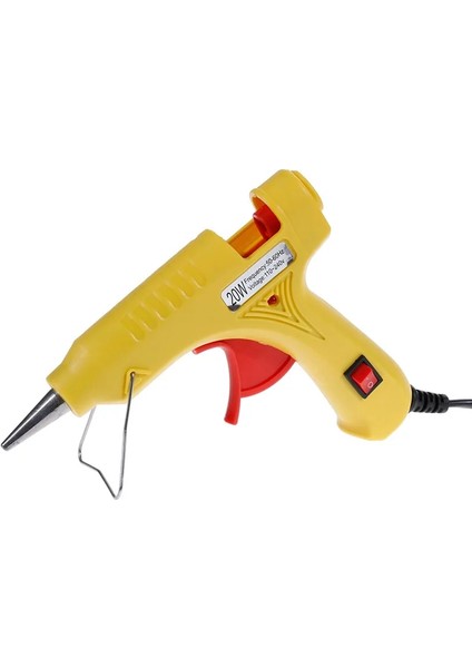 Sadece Tutkal Tabancası Ab 20W Sıcak Eriyik Tutkal Tabancası Endüstriyel Mini Tabancalar Termo Elektrikli Isı Sıcaklığı Aracı 7mm x 200MM Tutkal Sopa ile Ab Tak Abd Tak (Yurt Dışından) fırsatları