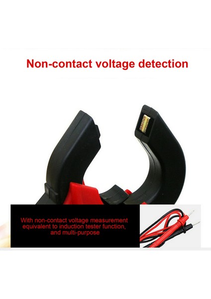 Kırmızı Dijital Kelepçe Akım Ölçerler Mini Multimetre Ac/dc Gerilim Test Cihazı Akım Direnci Transistör Testi Çoklu Güç Ölçer (Yurt Dışından) fırsatları