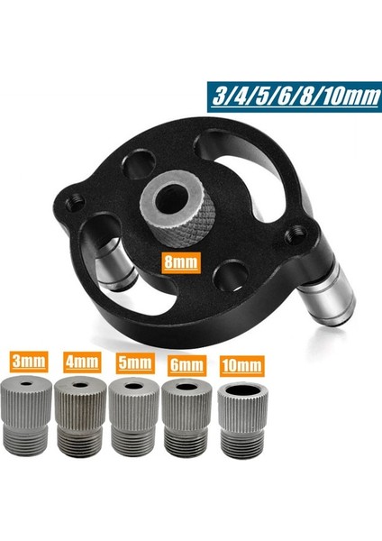 Set-B Yükseltilmiş Kendinden Merkezleme Dübel Jig 3-10MM Dikey Cep Delik Jig Delik Zımba Bulucu Matkap Kılavuzu Marangozluk Için Araçlar (Yurt Dışından)