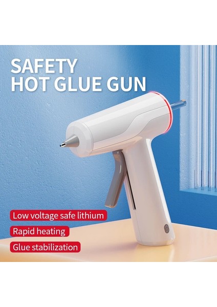 Tutkal Çubukları 10W Şarj Edilebilir Tip Kablosuz Sıcak Tutkal Tabancası Ev Endüstriyel Mini Silahlar Çocuklar Için El Aletleri Elektrikli Isı (Yurt Dışından) modelleri
