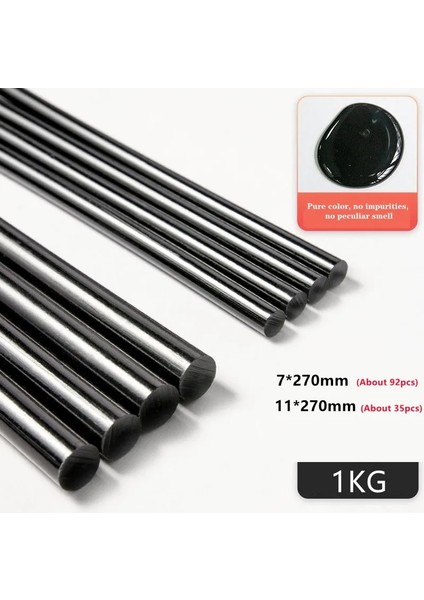 11MM x 270MM x 1kg 1 kg Sıcak Tutkal Çubukları 7MM/11MM Çap 270MM Uzunluk Elektrikli Sıcak Tutkal Tabancası Zanaat Albümü Tamir Araçları (Yurt Dışından)