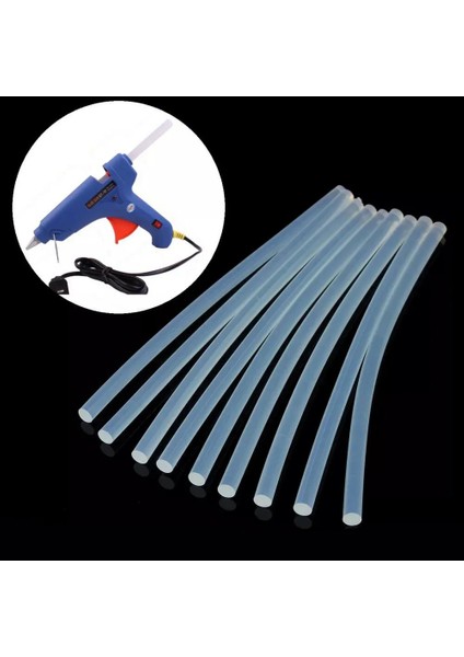 10 Adet 11X100 Yeni 10 Adet 7mm Sıcakta Eriyen Çubuk Tutkal Isı Tabanca Tutkal 7X100MM Yüksek Viskoziteli Tutkal Çubuk Tutkal Tamir Aracı Kiti Dıy El Aleti (Yurt Dışından)