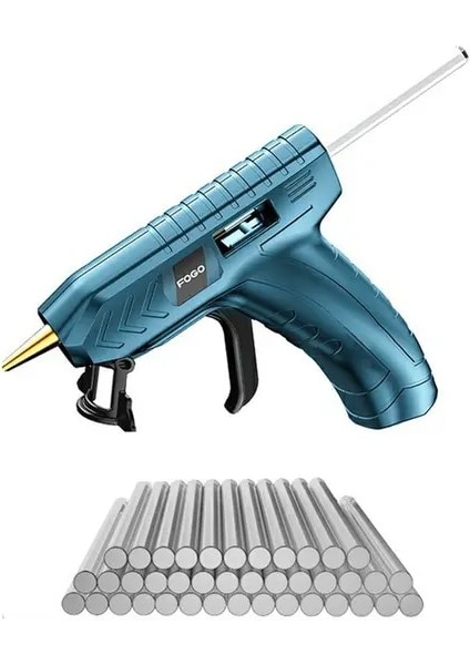 40 Tutkal Çubuğu ile 40W 220V Sıcak Tutkal Tabancası Şarj Edilebilir Mini Termo Elektrikli Isı Sıcaklığı Isıtıcı Sıcak Eriyik Tutkal Aracı 7mm Tutkal Çubuğu Dıy Araçları (Yurt Dışından)