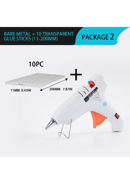 Tutkal Tabancası 100 W Sıcak Eriyik Tutkal Tabancası ile 11MM Tutkal Sopa Sıcaklık Kontrolü Endüstriyel Ev Zanaat Dıy Yapıştırıcı Elektrikli Isı Tabancası Tamir Aracı (Yurt Dışından)