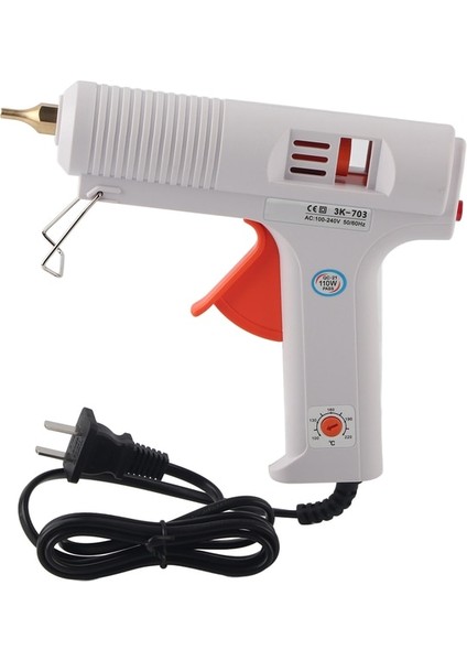 Ab Tak 110W Sıcak Tutkal Tabancası Akıllı Ayarlanabilir Sıcaklık Bakır Meme Isıtıcı Namlu Profesyonel Zanaat Onarım Aracı (Yurt Dışından)