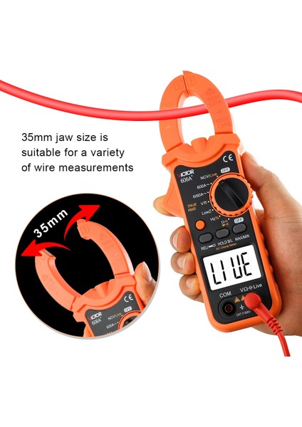 606B Plus Victor 606+ Dijital Pens Metre True Rms Dc/ac Multimetre Ampermetre Gerilim Test Cihazı Araba Hz Kapasite Ncv Ohm Pinza Amperimetrica (Yurt Dışından) fırsatları