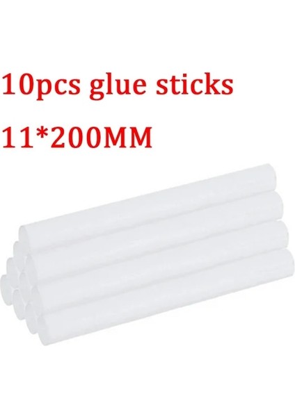 10 Adet Sopa 100W, Ab 11MM 60W/80W/100W Silikon Tabancası Sıcak Tutkal Araç Kutuları Kiti Profesyonel Deco Tabanca Mermi ile Metal Ev Aletleri Workpro (Yurt Dışından)