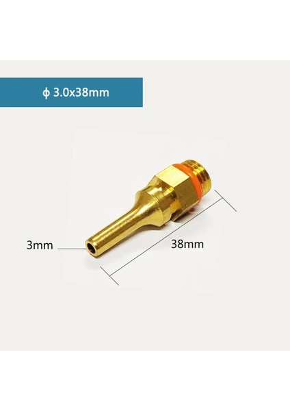 2X38MM 1 Adet 2.0X38MM 3.0X38MM Büyük Çaplı Bakır Meme Sıcak Eriyik Tutkal Tabancası Memesi Önleme Sakız Kapağı, Tutkal Tabancası Yedek Parça, 1 Adet/grup (Yurt Dışından)