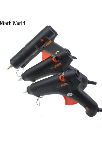 100W Abd Dokuzuncu Dünya Sıcak Tutkal Tabancası 20W/25W/60W/100W/120W Anahtarı Sıcaklık Kontrol Onarım Aracı 10 Adet 7mm / 11MM Tutkal Çubukları (Yurt Dışından) fiyatları