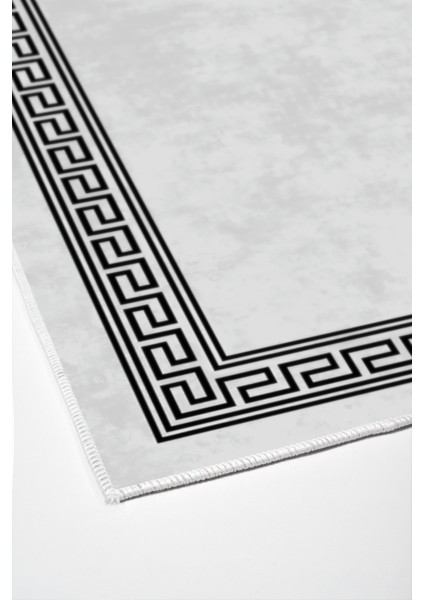 Dijital Mutfak Halısı Trend Keçe Kaymaz Taban Modern Cassietta Antrasit fırsatları