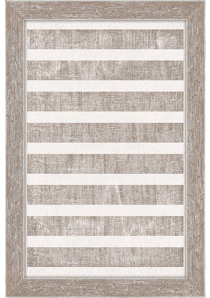 Dijital Mutfak Halısı Trend Keçe Kaymaz Taban Modern Alexia Bej fiyatları