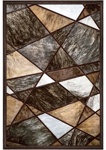 Dijital Mutfak Halısı Yıldız Deri Kaymaz Taban Modern Janice Gri Kahve fiyatları