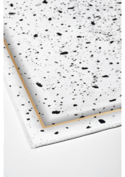 Dijital Mutfak Halısı Yıldız Deri Kaymaz Taban Modern Leann Krem fırsatları