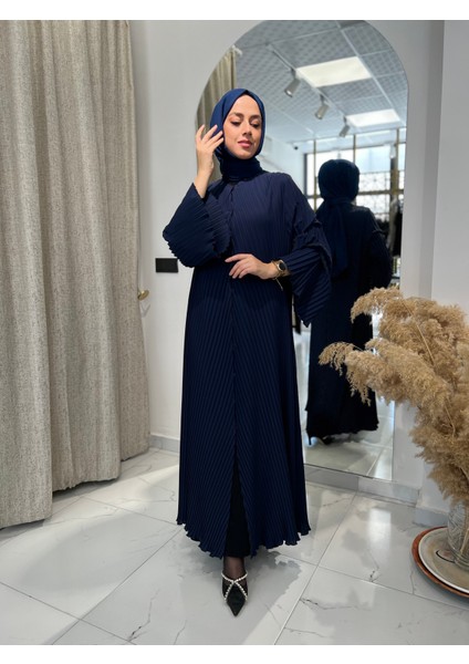 Pıeef 2415 Lacivert Akor Abaya