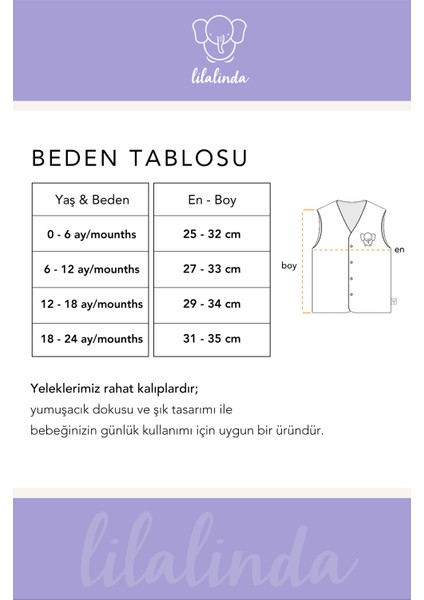 Bebek/çocuk Yelek %100 Pamuk Nakış Detaylı indirimleri