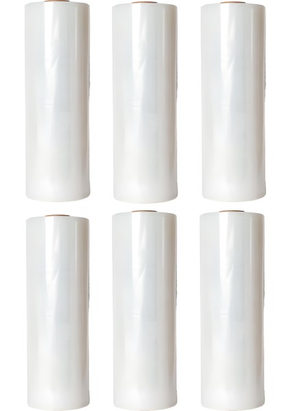 Palet Streç Film 17 Micron 25 cm x 300 M Şeffaf 6'adet fiyatları