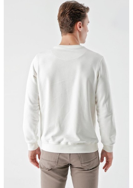 Slimfit Bisiklet Yaka Renk 2 Iplik Erkek Sweatshirt indirimleri