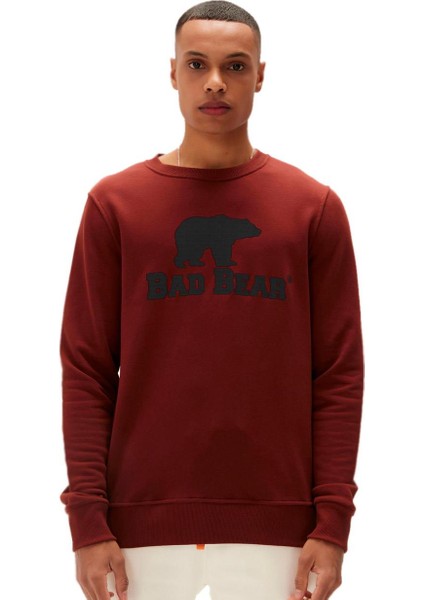Logo Crewneck Sweatshirt Kahve-Siyah fiyatları