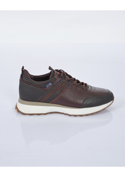 Minimalist Deri Erkek Sneaker - Günlük Spor Ayakkabı