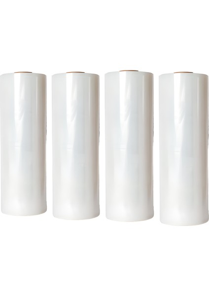 Palet Streç Film 17 Micron 25 cm x 300 M Şeffaf 4'adet fiyatları