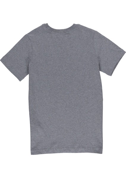 Çocuk Gri Baskılı T-Shirt AR5252-091