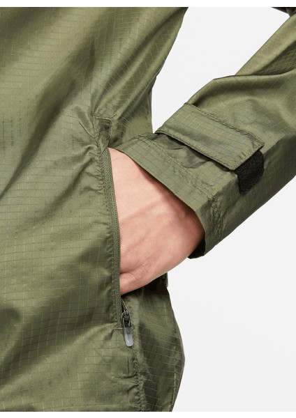 Kahve Kadın Kapüşon Yaka Mont CU3217-222 W Nk Essentıal Jacket