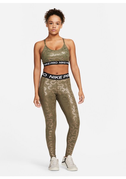 Kahve Kadın Tayt DQ6228-222 W Np Df Mr Tght Aop