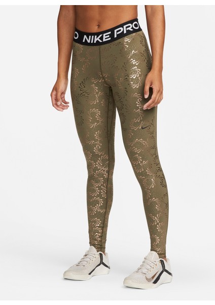 Kahve Kadın Tayt DQ6228-222 W Np Df Mr Tght Aop fiyatları